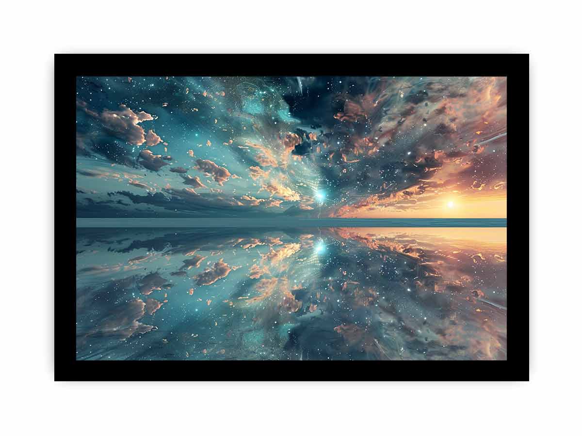 Surreal Reflections  Canvas Art Print