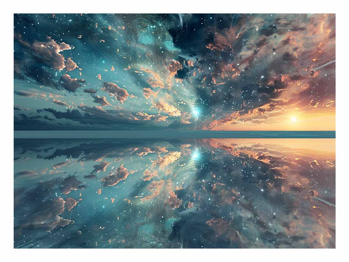 Surreal Reflections  Canvas Art Print