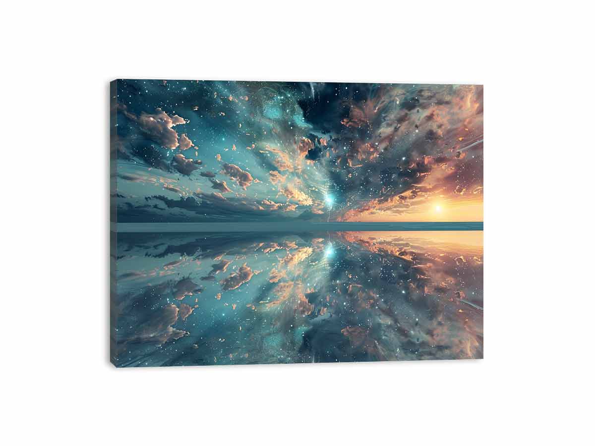 Surreal Reflections  Canvas Art Print